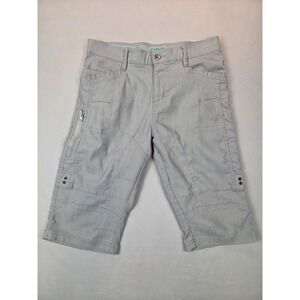 Projek Raw‎ Acti-Flex Mens sz 32 Grey Textured Multi-Pocket Stretch Cargo Shorts